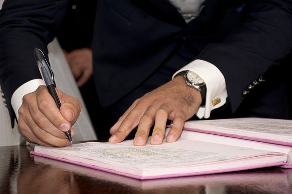 Person Signing Document