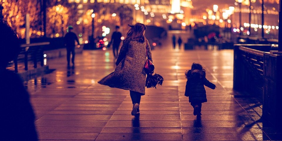 Woman and child walking down street | Family Law Attorney | PA